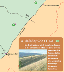 Map of the geopark